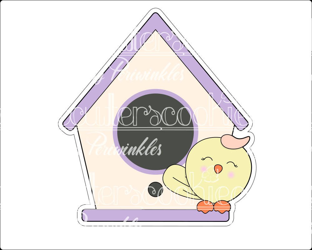 Birdhouse Cookie Cutter - Periwinkles Cutters