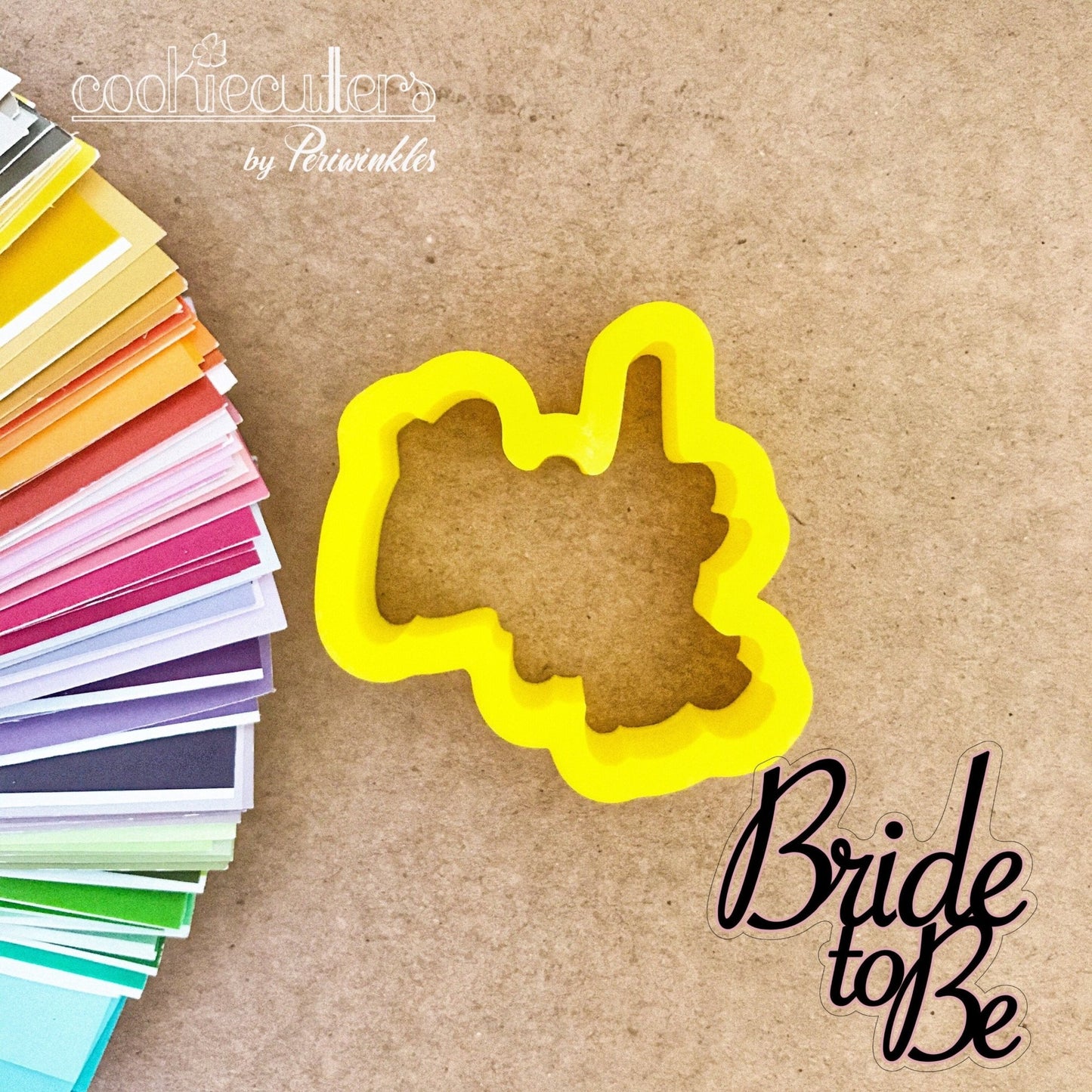 Bride To Be Cookie Cutter - Periwinkles Cutters
