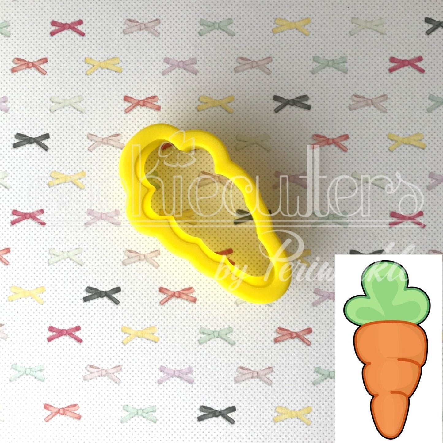 Bunny Carrot Cookie Cutter - Periwinkles Cutters