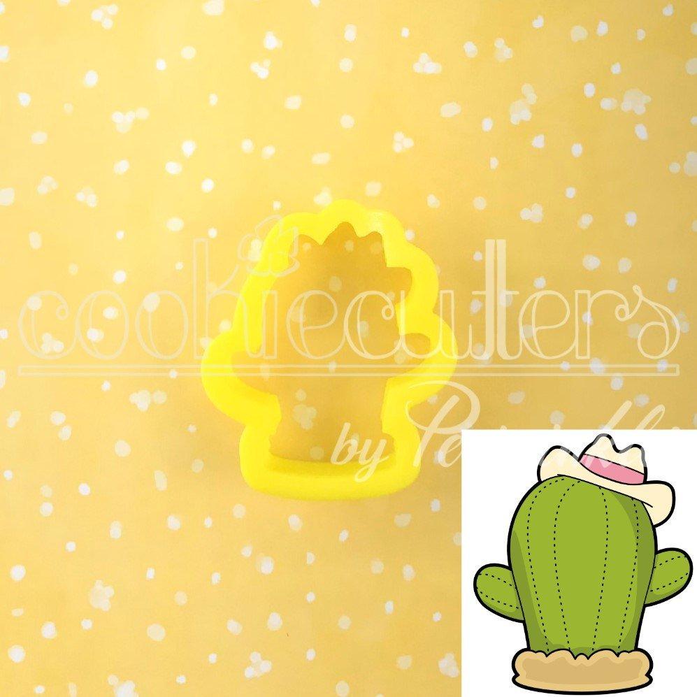 Cactus with Cowboy Hat Cookie Cutter - Periwinkles Cutters