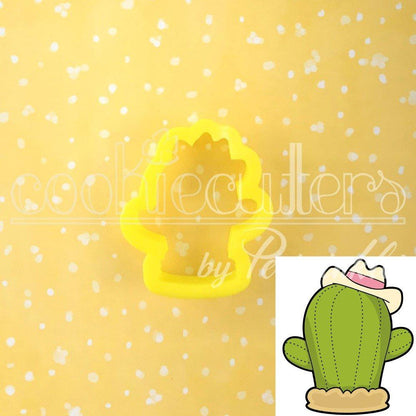 Cactus with Cowboy Hat Cookie Cutter - Periwinkles Cutters