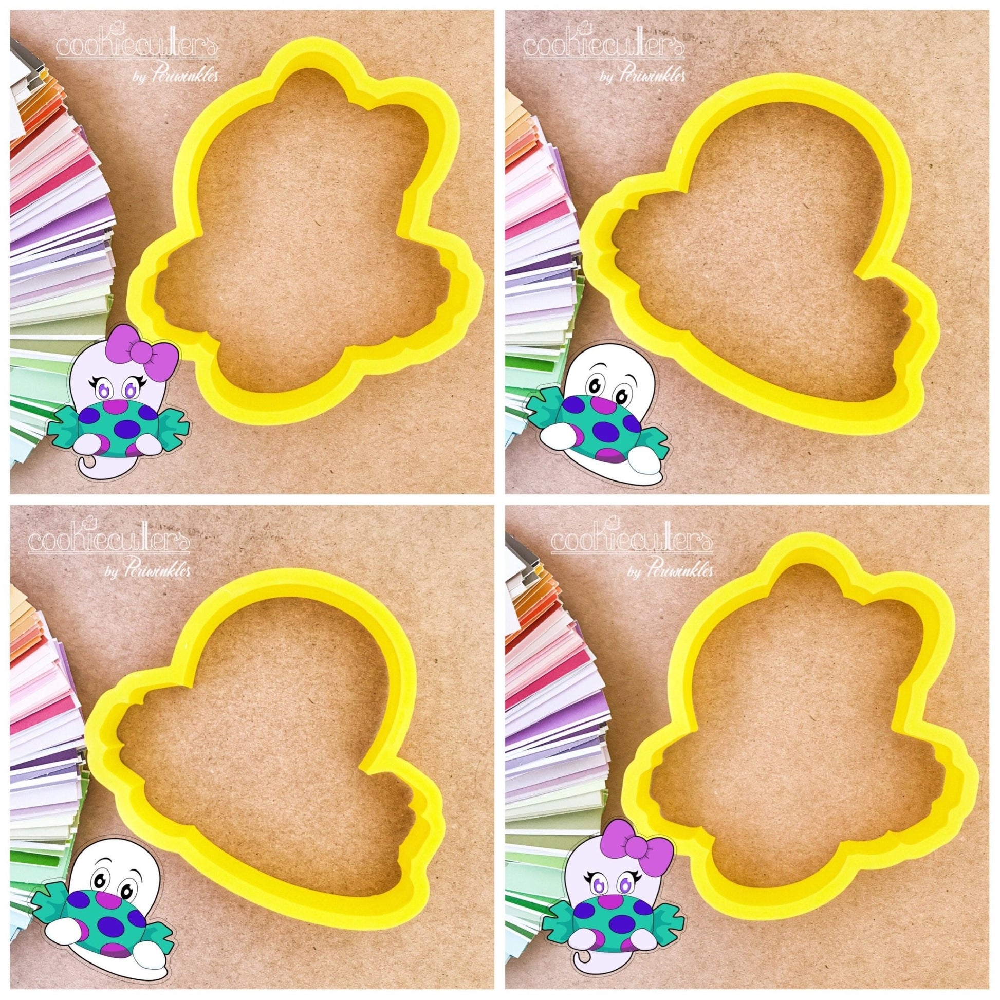 Candy Ghost Cookie Cutter - Periwinkles Cutters