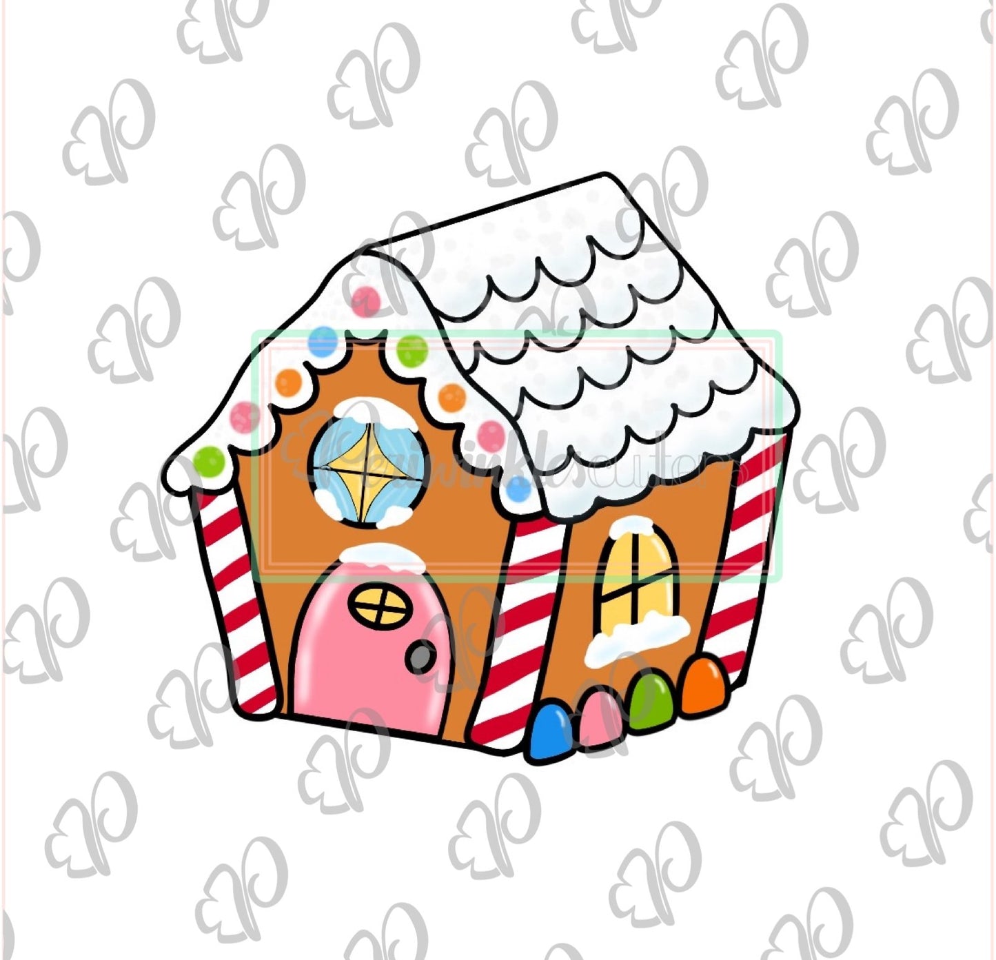 Candy Gingerbread House Cookie Cutter - Periwinkles Cutters