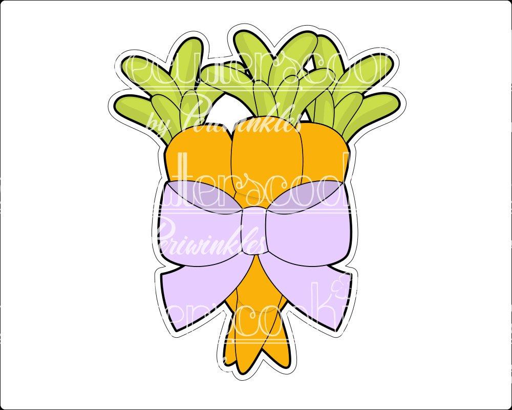 Carrot Bouquet Cookie Cutter - Periwinkles Cutters
