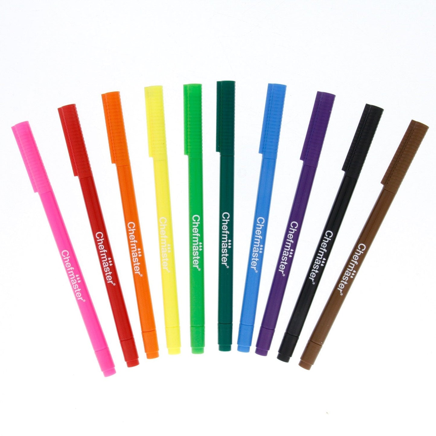 Chefmaster Food Pens Set 10 Colors - Dual Tip - Periwinkles Cutters