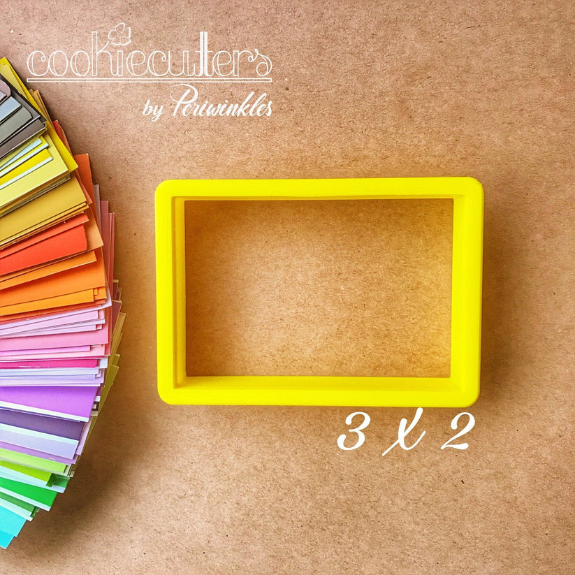 Rectangle Cookie Cutter - Periwinkles Cutters
