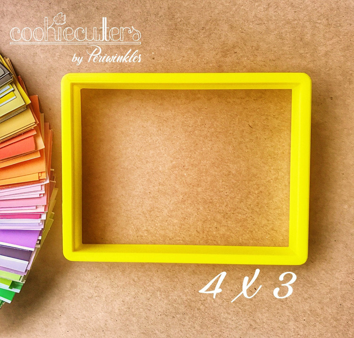 Rectangle Cookie Cutter - Periwinkles Cutters