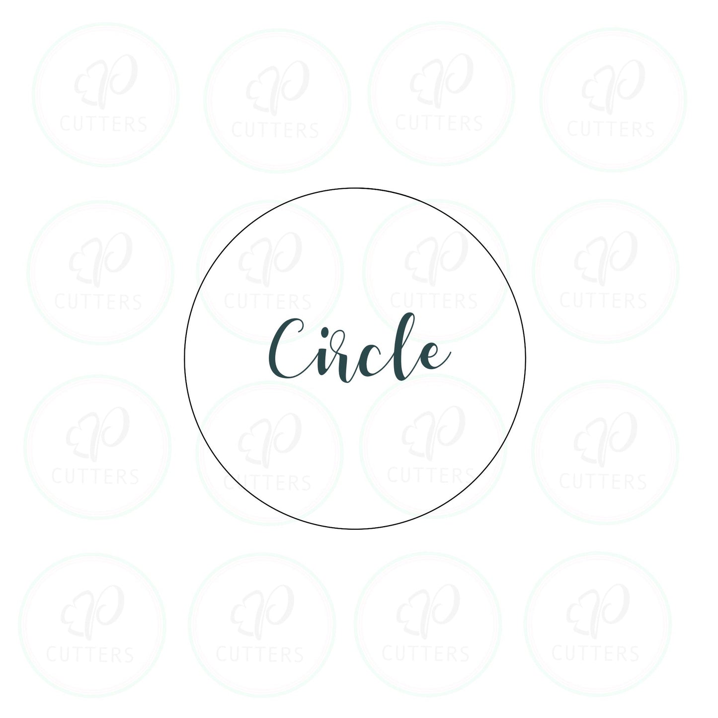 Circle Cookie Cutter - Periwinkles Cutters