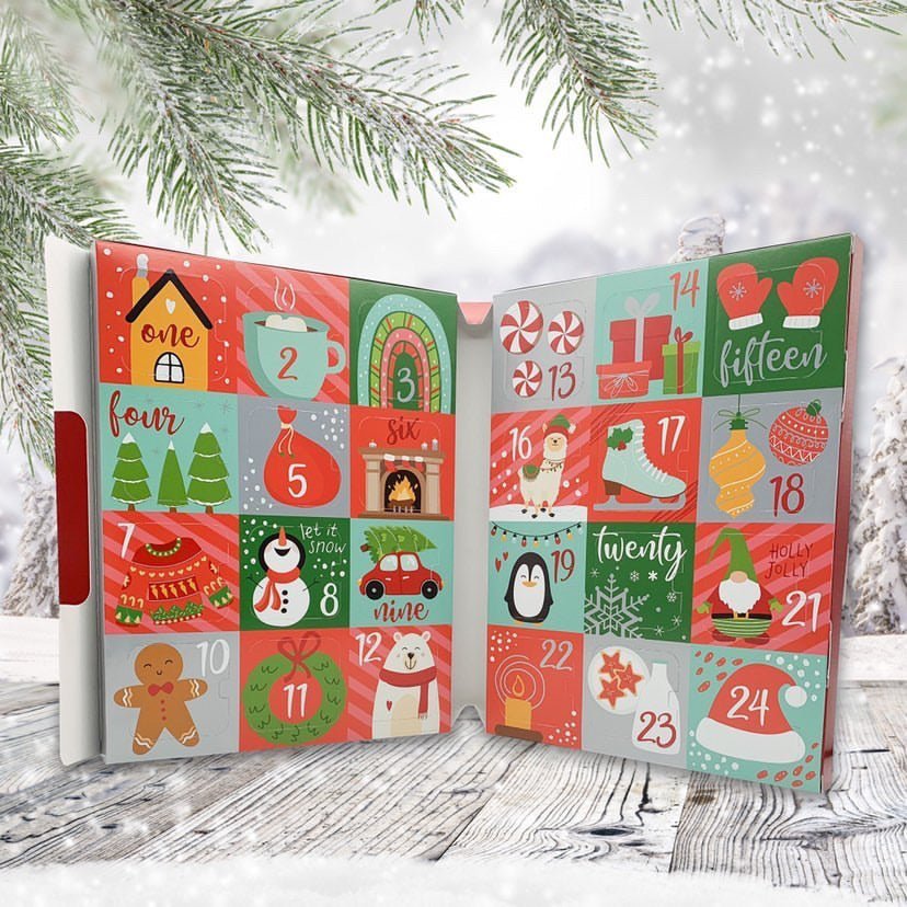Classic Christmas 24 Mini Advent Calendar Cookie Cutter Set - Periwinkles Cutters