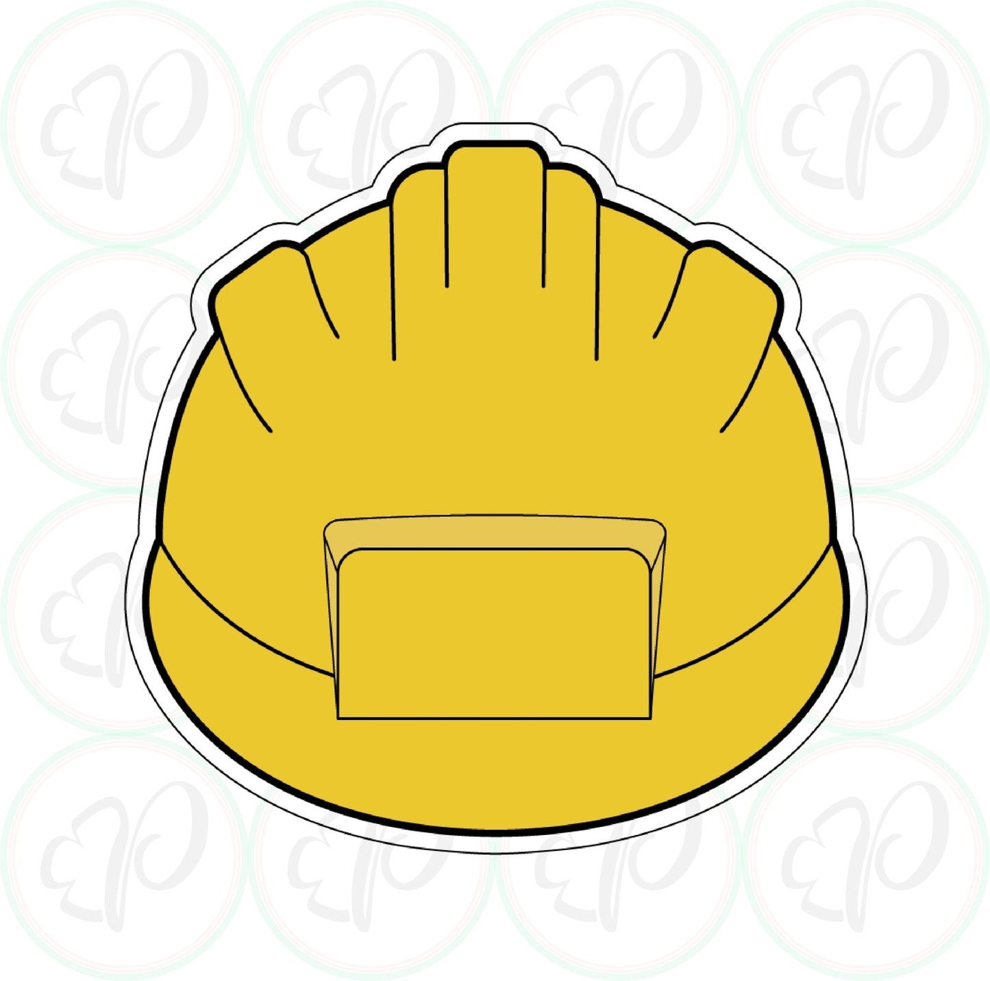 Construction Helmet Cookie Cutter - Periwinkles Cutters