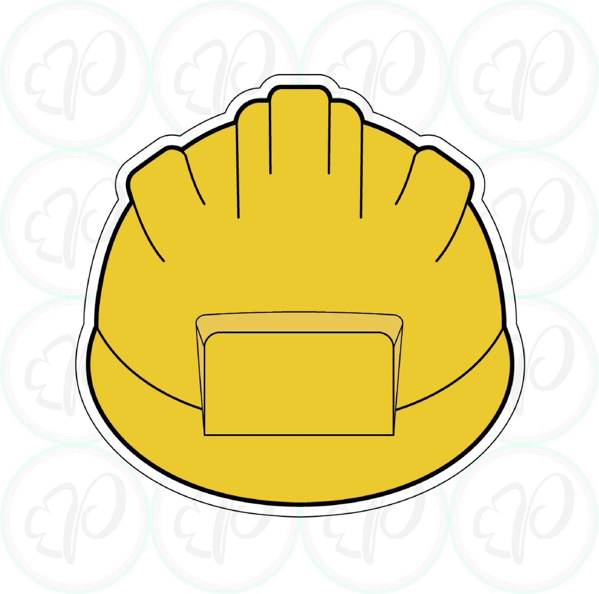 Construction Helmet Cookie Cutter - Periwinkles Cutters