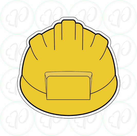 Construction Helmet Cookie Cutter - Periwinkles Cutters