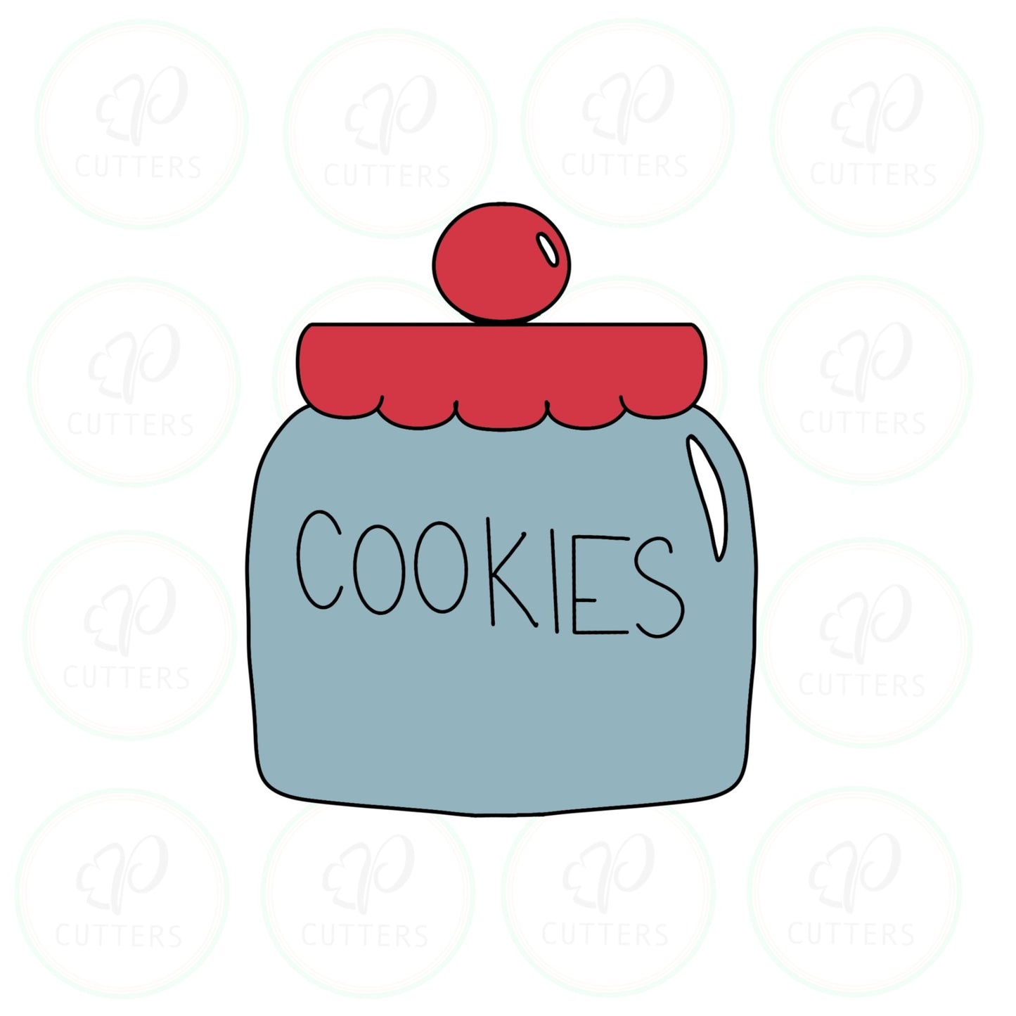 Cookie Jar Cookie Cutter - Periwinkles Cutters