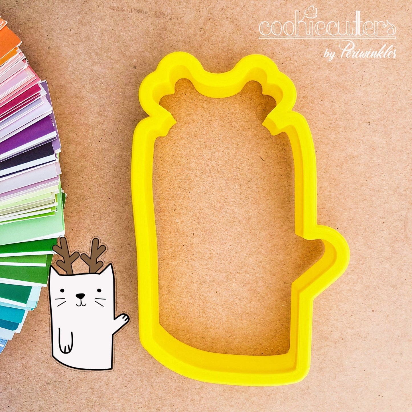 Cozy Cat Cookie Cutter - Periwinkles Cutters