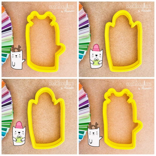 Cozy Cat Cookie Cutter - Periwinkles Cutters