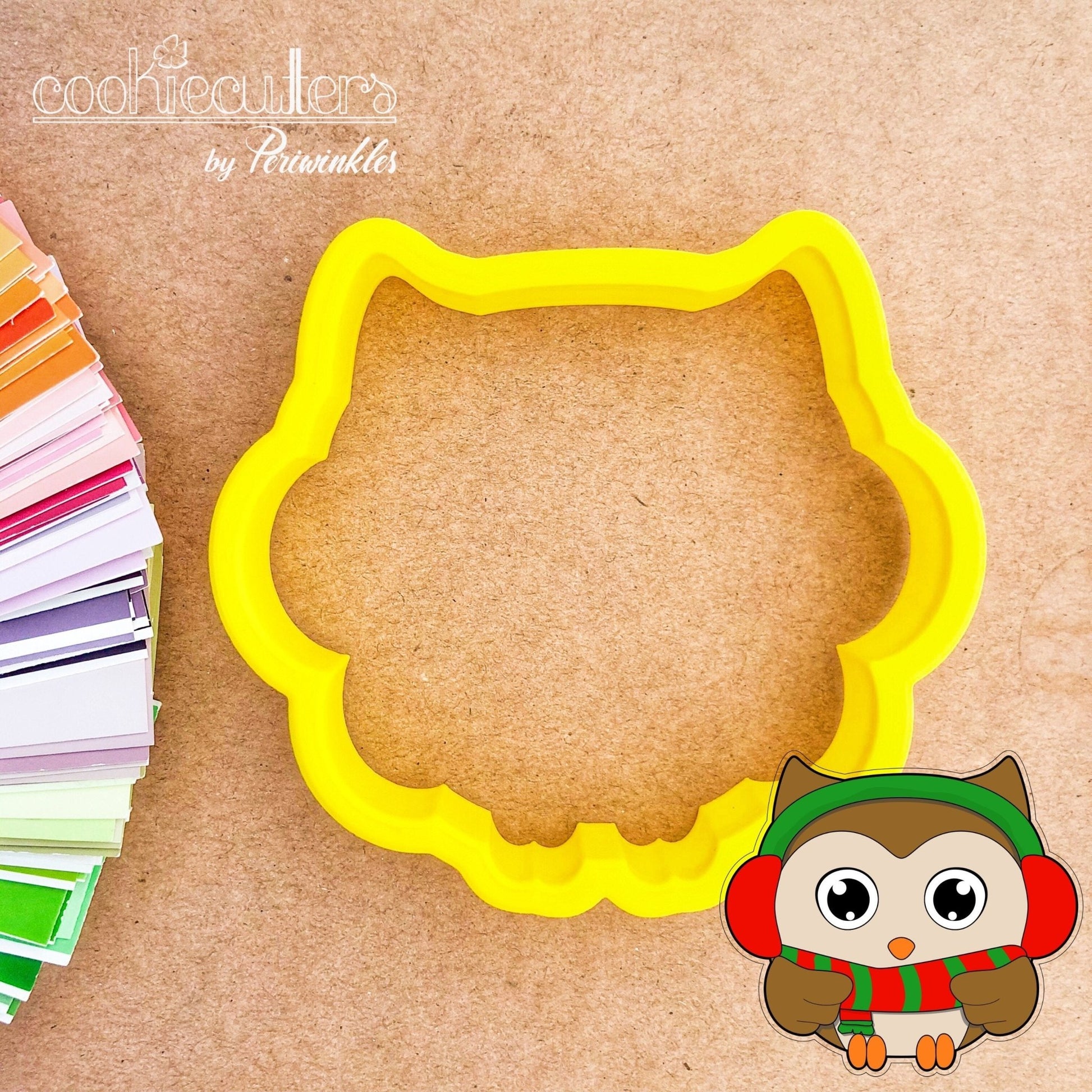 Cozy Owl Cookie Cutter - Periwinkles Cutters