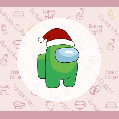 Crew Santa Cookie Cutter - Periwinkles Cutters