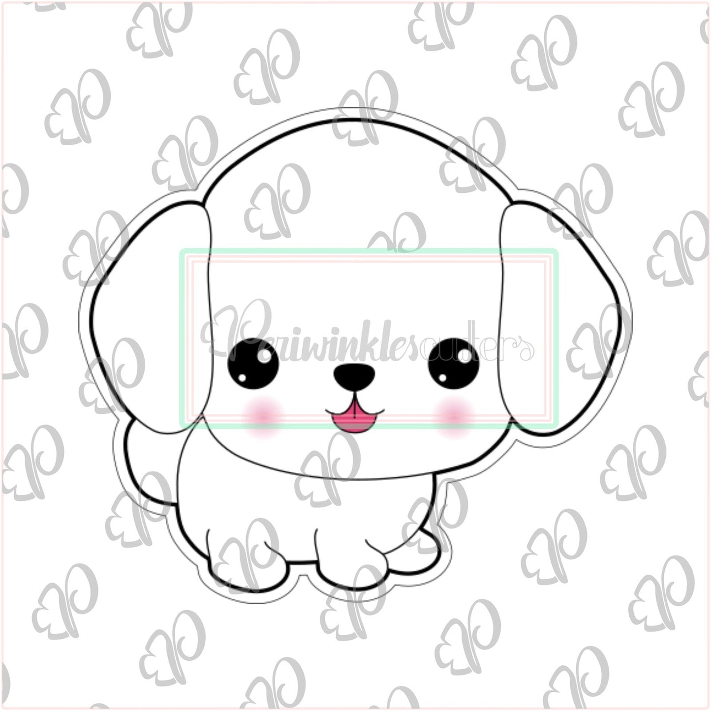 Cute Puppy Cookie Cutter - Periwinkles Cutters