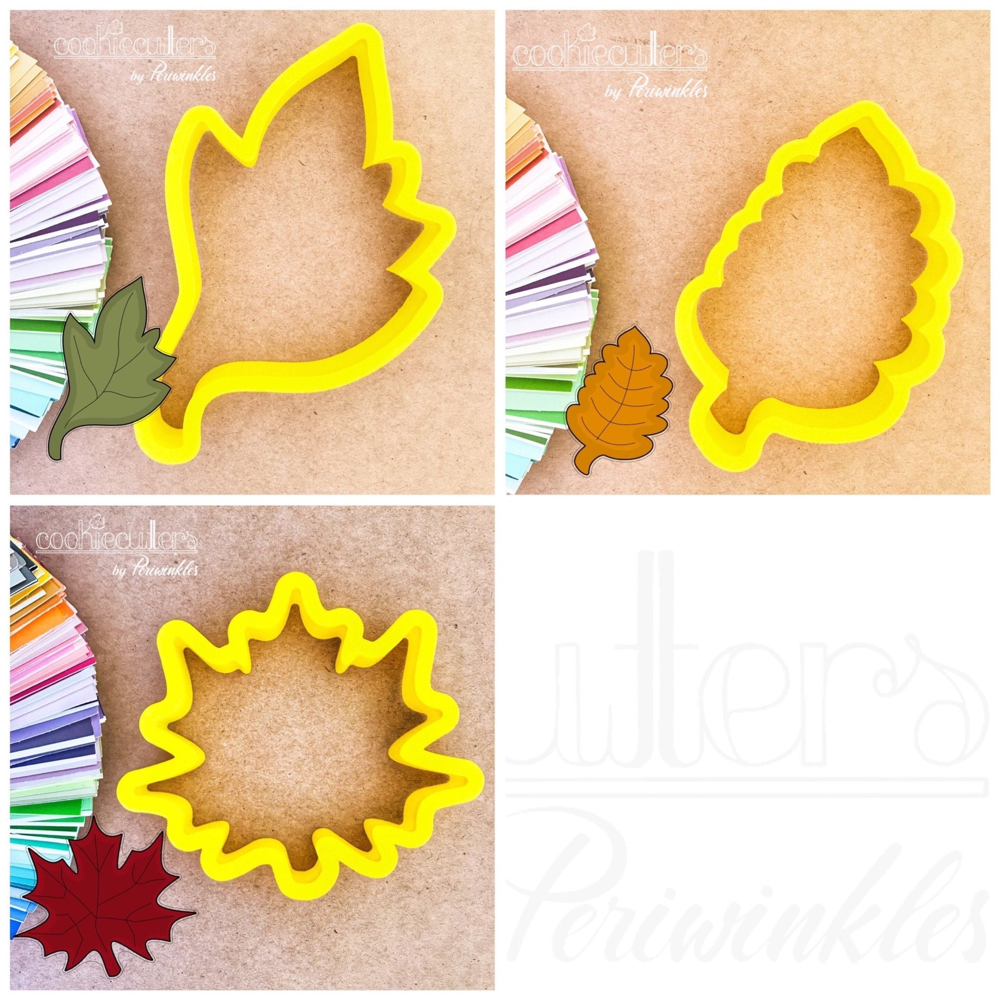 Fall Leafs Cookie Cutter - Periwinkles Cutters