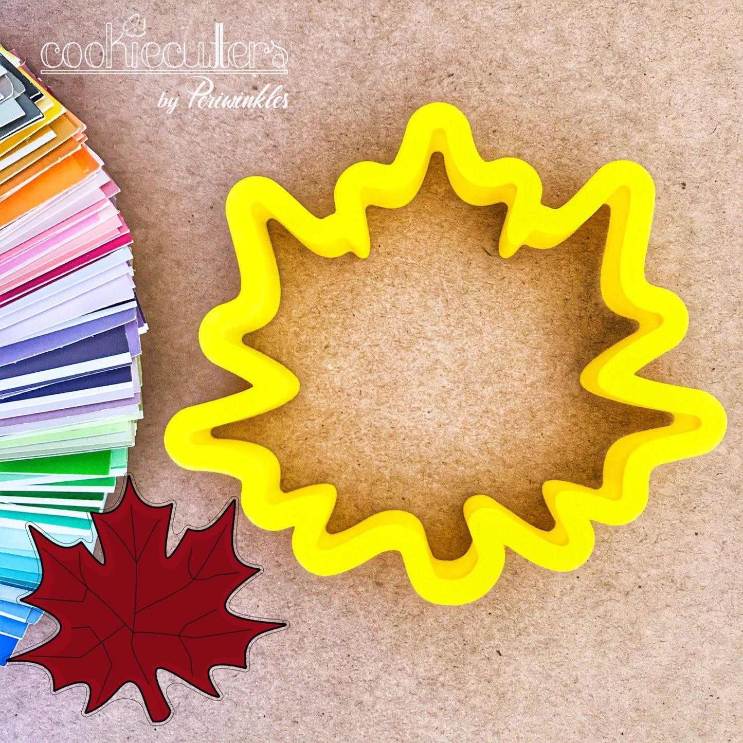 Fall Leafs Cookie Cutter - Periwinkles Cutters