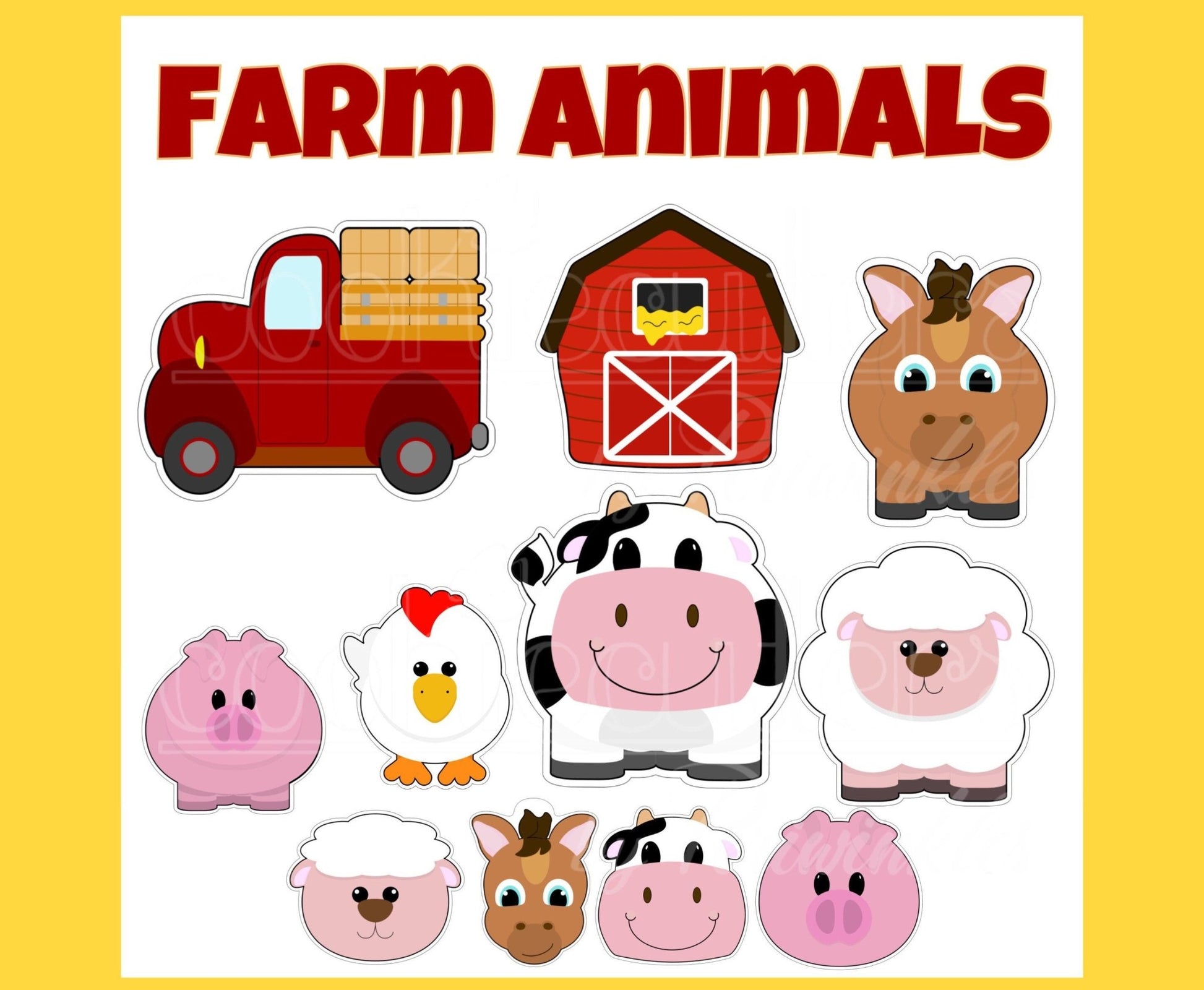 Farm Truck Cookie Cutter - Periwinkles Cutters