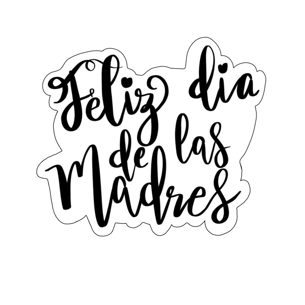 Feliz Dia de las Madres Plaque Cookie Cutter - Periwinkles Cutters