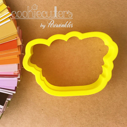 Floral Pot Cookie Cutter - Periwinkles Cutters