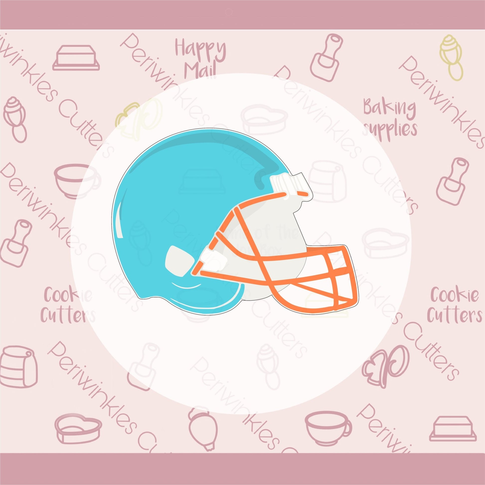 cookie cutters football helmet Football Cookie Cutter