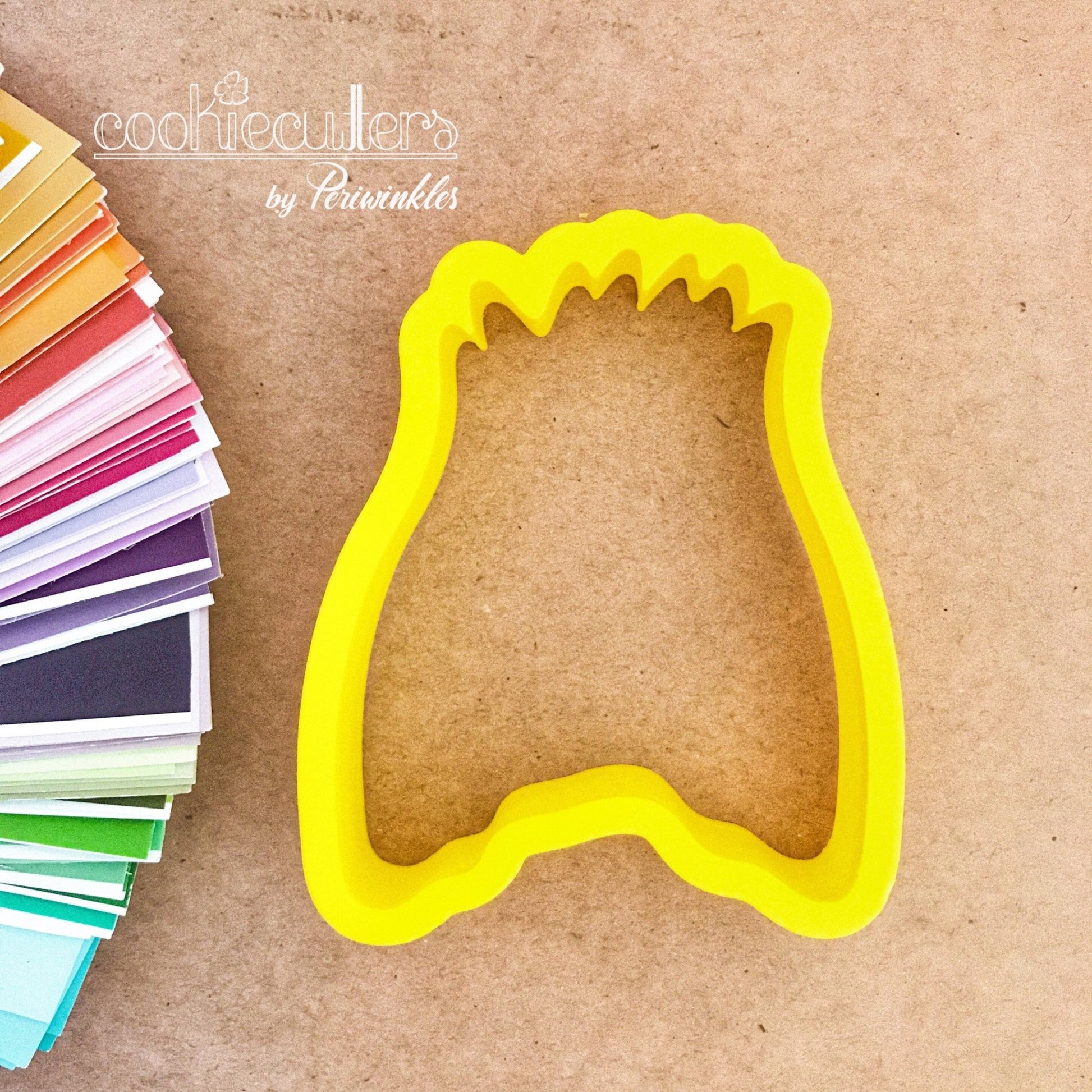 Fun Color Hair Cookie Cutters - Periwinkles Cutters