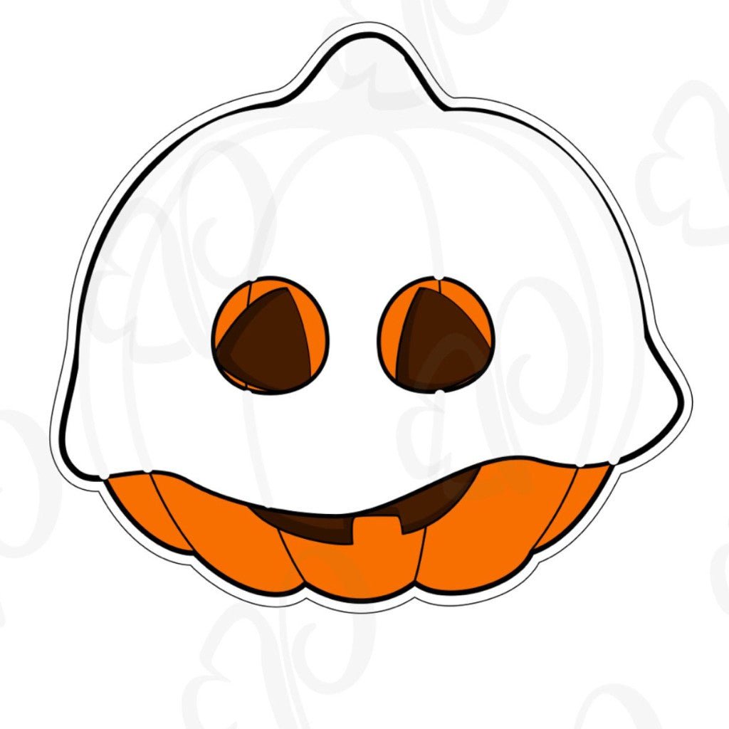 Ghost Pumpkin Cookie Cutter - Periwinkles Cutters