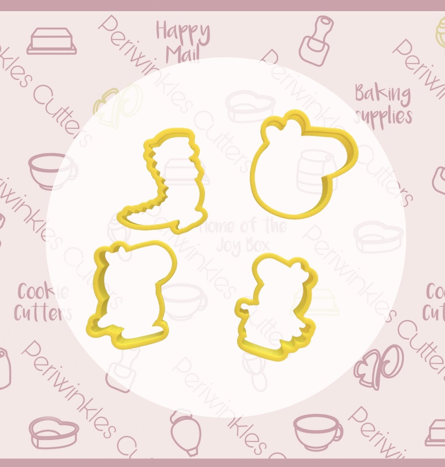 Girly Pig Cookie Cutter - Periwinkles Cutters