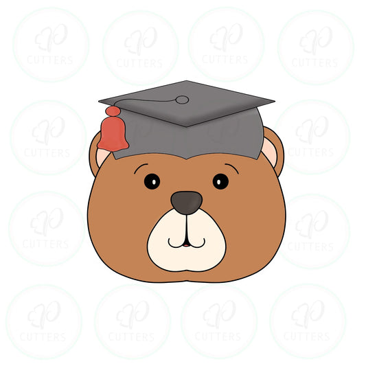 Graduate Bear Cookie Cutter - Periwinkles Cutters