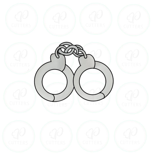 Handcuffs Cookie Cutter - Periwinkles Cutters