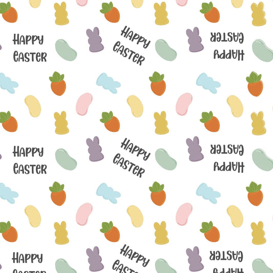 Happy Easter - Printable Backer - Periwinkles Cutters