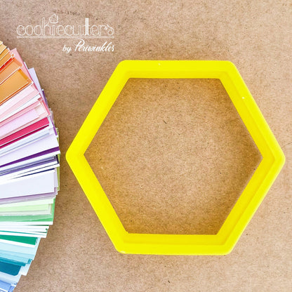 Hexagon Cookie Cutter - Periwinkles Cutters