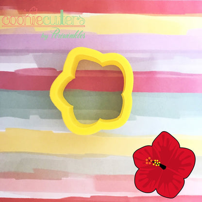 Hibiscus Flower Cookie Cutter - Periwinkles Cutters