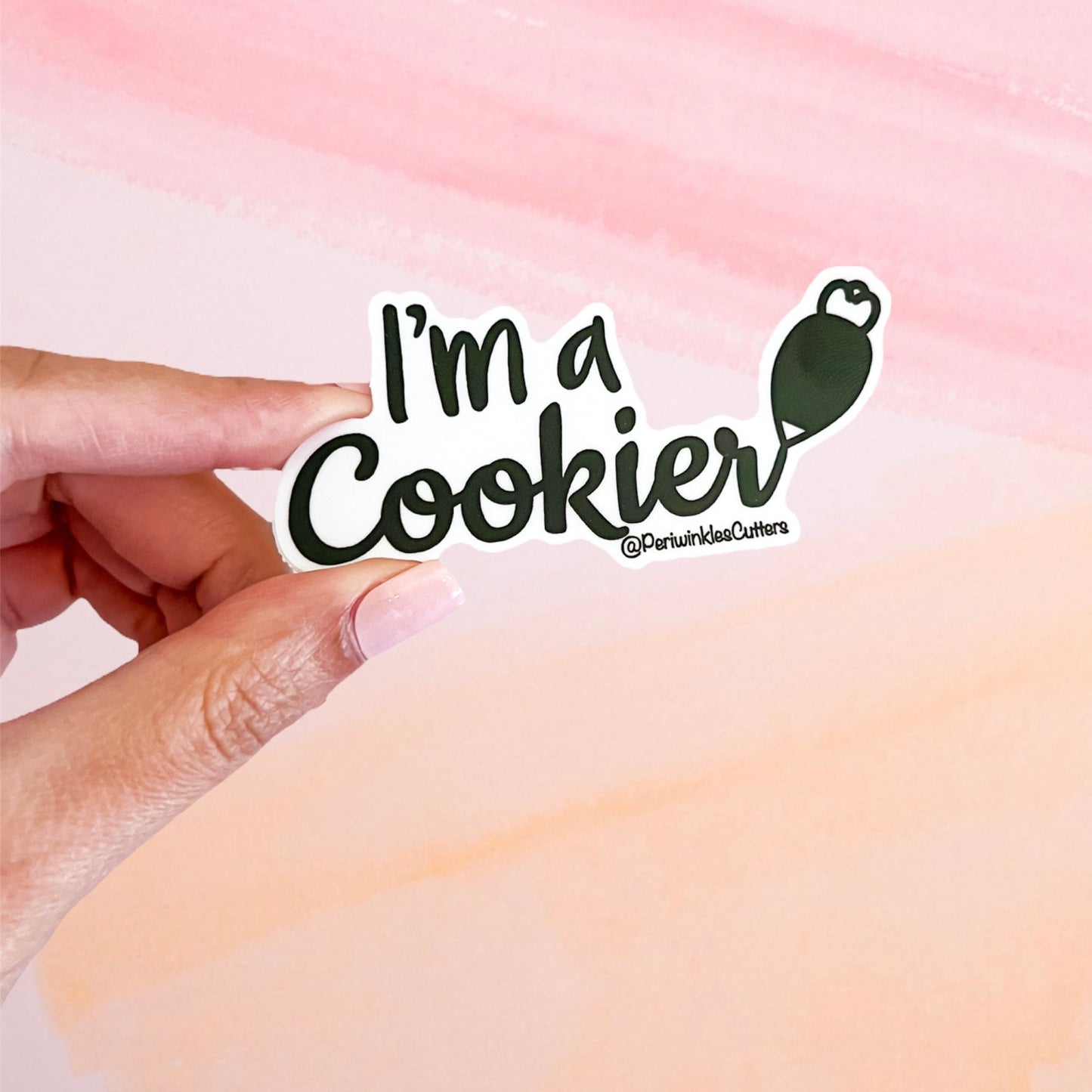 I'm a Cookier Kiss-Cut stickers - Periwinkles Cutters