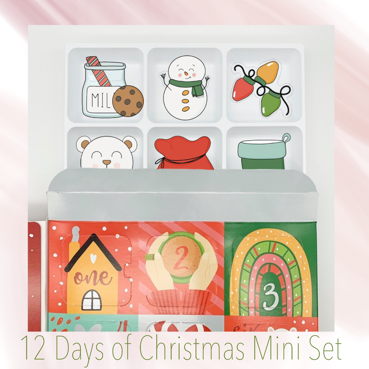 Classic Christmas 12 Mini Advent Calendar Cookie Cutter Set - Periwinkles Cookie Cutters
