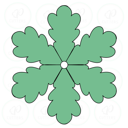 Mistletoe Door Wreath Cookie Platter - Snowflake Platter - Christmas Cutter - Periwinkles Cookie Cutters 