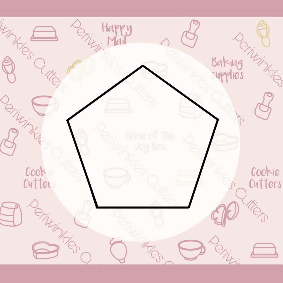 Pentagon Cookie Cutter Periwinkles Cutters