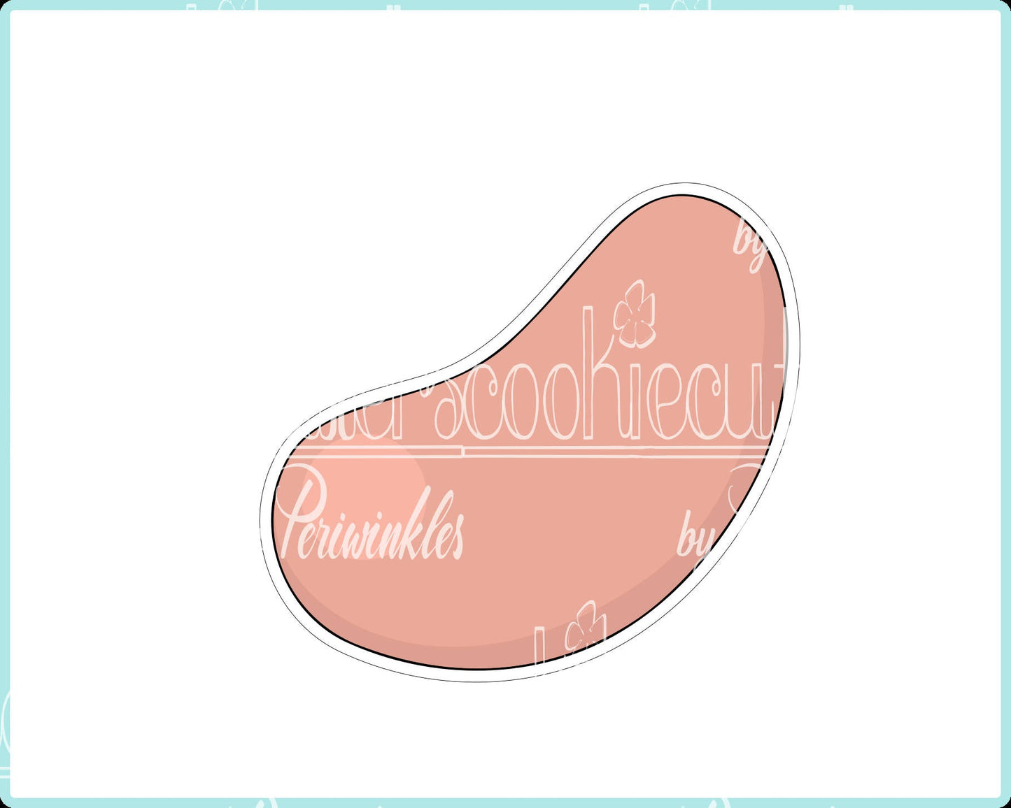 Jelly Beans Cookie Cutter - Periwinkles Cutters