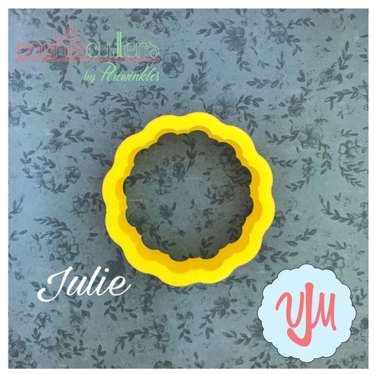 Julie Plaque Cookie Cutter - Periwinkles Cutters