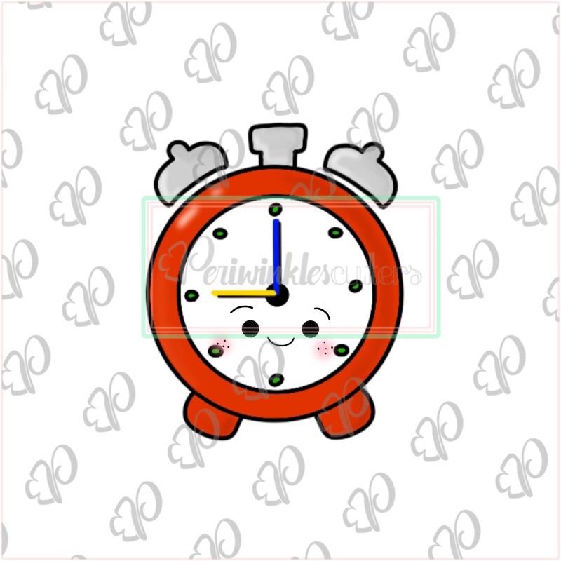 Kawaii Alarm Clock Cookie Cookie Cutter - Periwinkles Cutters