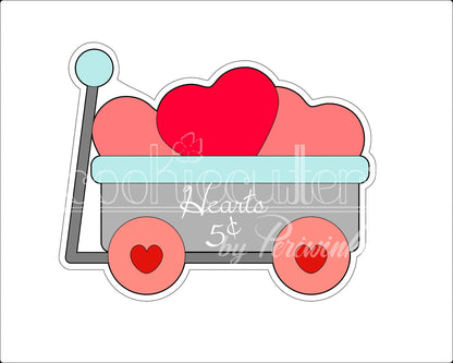 Love Wagon Cookie Cutter - Periwinkles Cutters