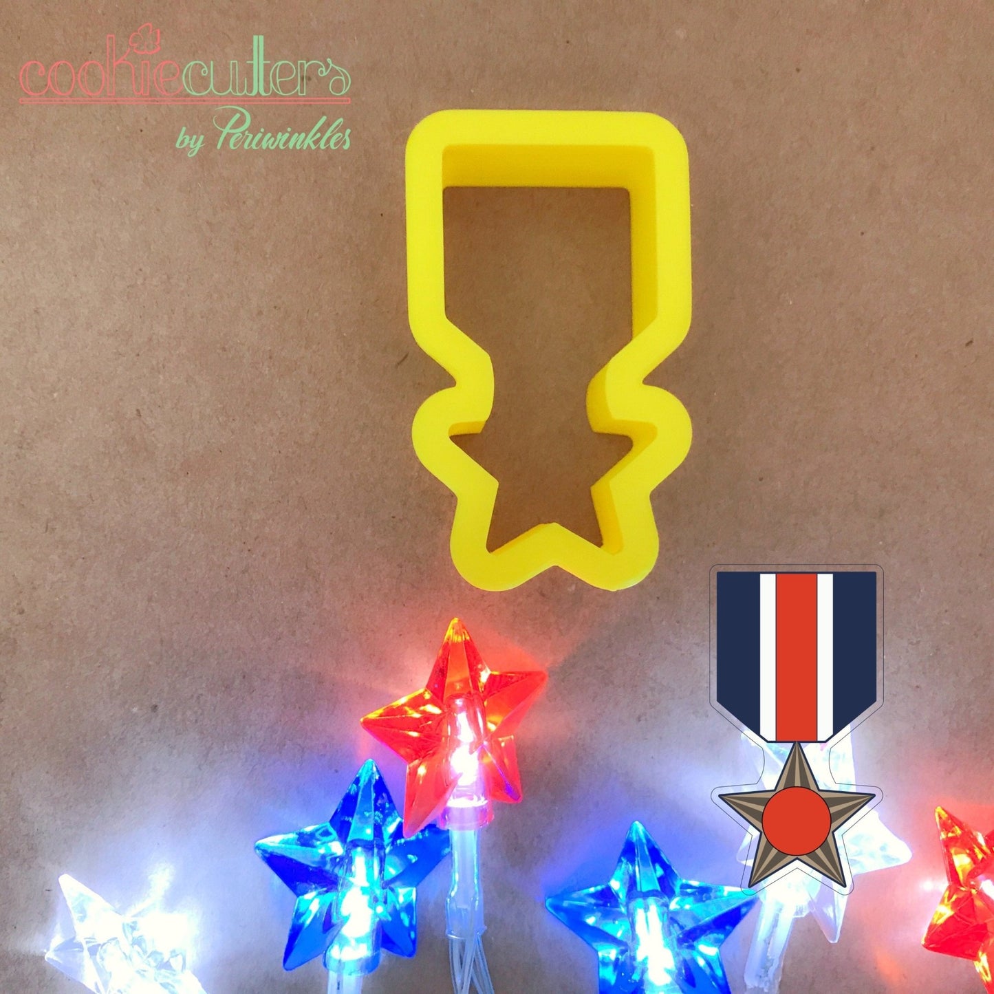 Medal of Honor Cookie Cutter - Periwinkles Cutters