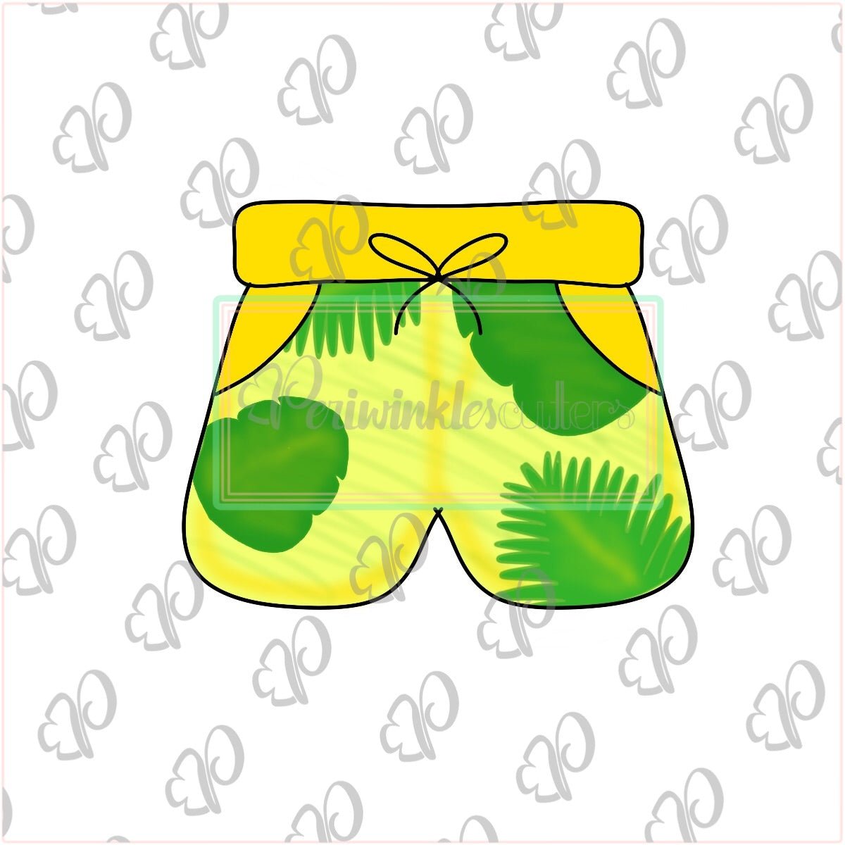 Men's Chubby Swim Trunks Cookie Cutter - Periwinkles Cutters
