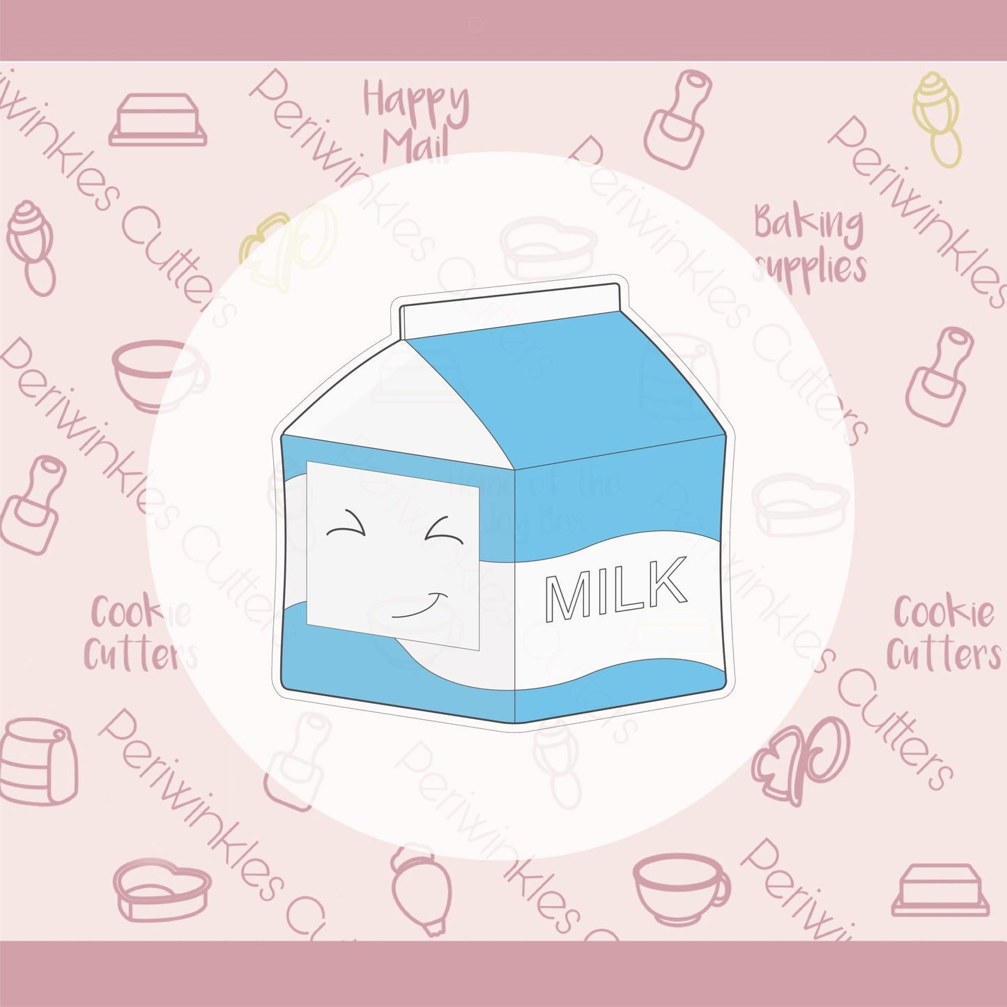 Milk Carton Cookie Cutter - Periwinkles Cutters