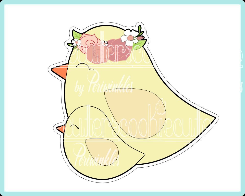 Momma Bird and Baby Bird Cookie Cutter - Periwinkles Cutters