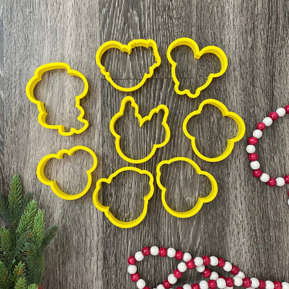 Mouse Gingerbread Head Cookie Cutter - Periwinkles Cutters