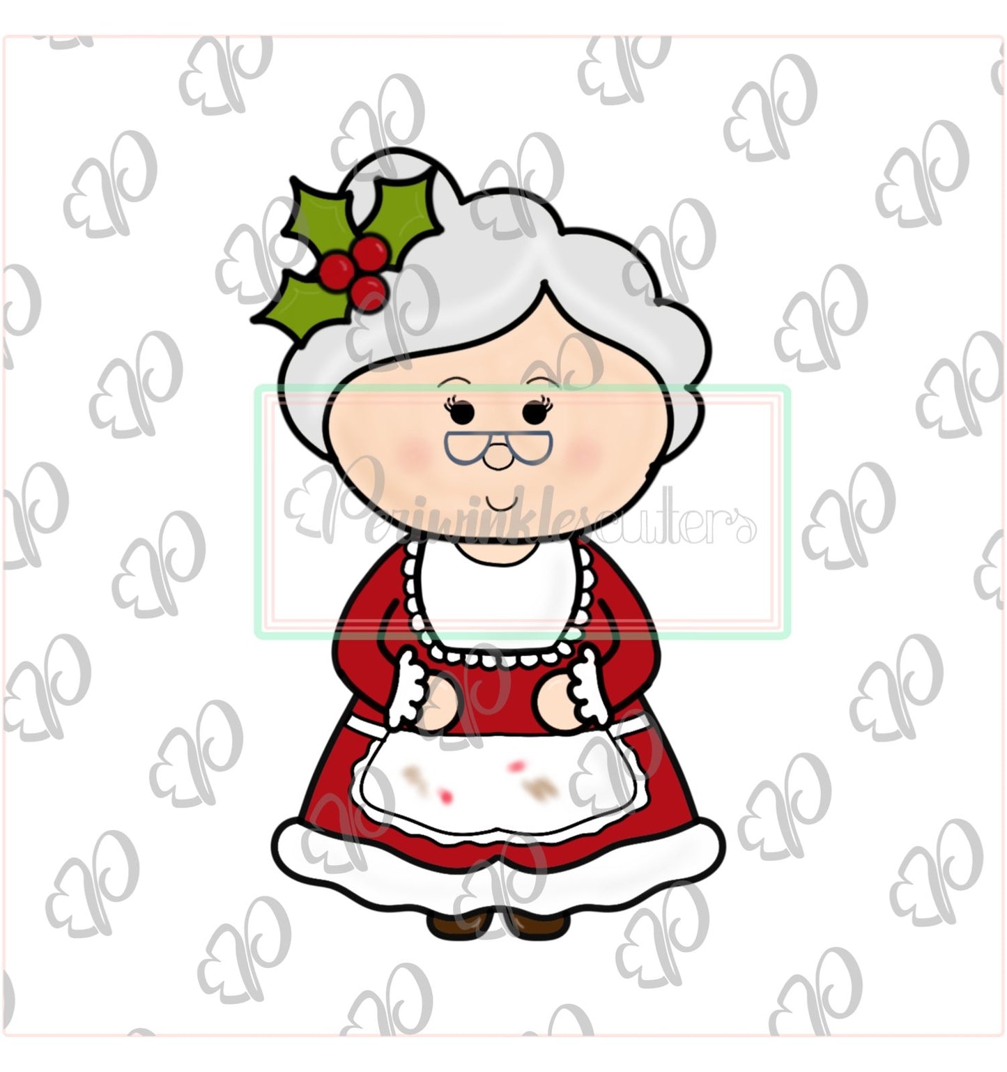 Mrs. Claus Full Body Cookie Cutter - Periwinkles Cutters